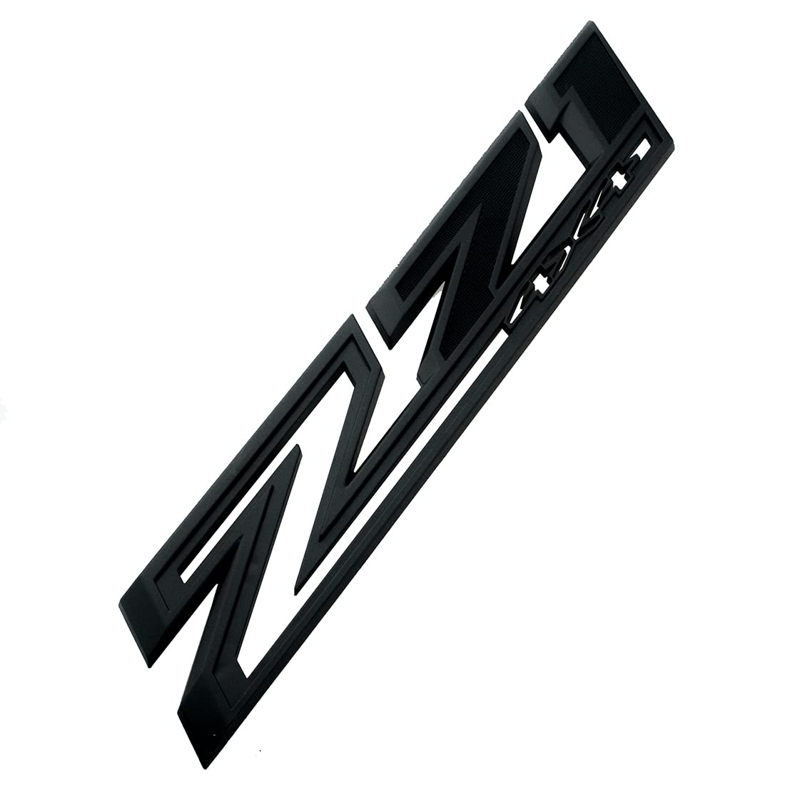 Lot de 2 badges 3D de rechange pour Silverado 1500 2500HD 2019-2022 Z71 4 x 4 (noir mat)