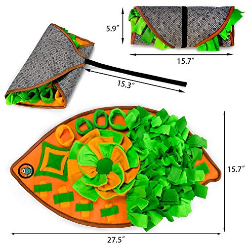 AWOOF Snuffle Mat for Dogs, Dog Nosework Feeding Mat, Pet Interactive Dog Puzzle Toys Encourages Natural Foraging Skills… - Image 5