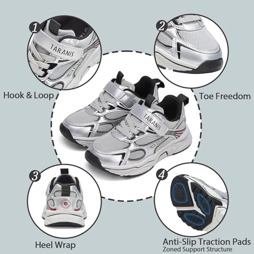 Toddler Shoes Girls Boys Athletic Sneaker Kids Barefoot Slip on Tennis Shoes4