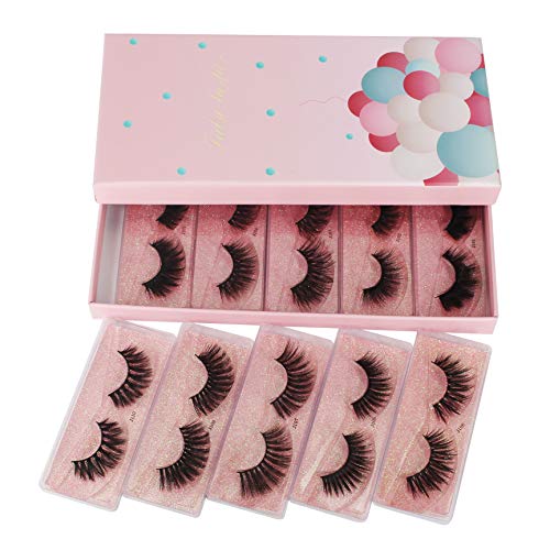 Hannahool Wholeasle Mixed 10 pairs /box Handmade 3D Mink False Eyelashes Dramatic Look Party Daily Beauty Eye Lashes Extensions Natural Reusable Eyelashes (J101-J110)