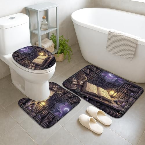Ensemble rideau de douche et tapis imperméable 183x183 cm - 4