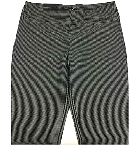 Hilary Radley Women's Pull On Pants Tummy Control (Navy Combo, Small)3