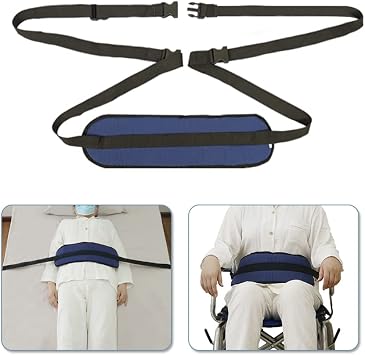 Bed Restraints for Elderly Dementia Patients Medical Restraints Straps Seniors Wheelchair Seat Belt Hospital Harness Fall Prevention Ties Adjustable Waist Restraining Restless Syndrome, Psychopath