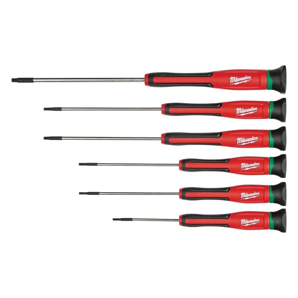 Milwaukee 48-22-2610 6-Piece Precision torx Screwdriver Set