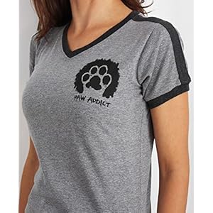 Paw Addict Women Tshirts for Cat Dog Mom Soft Comfy Casual Shirt for Pet Lovers
