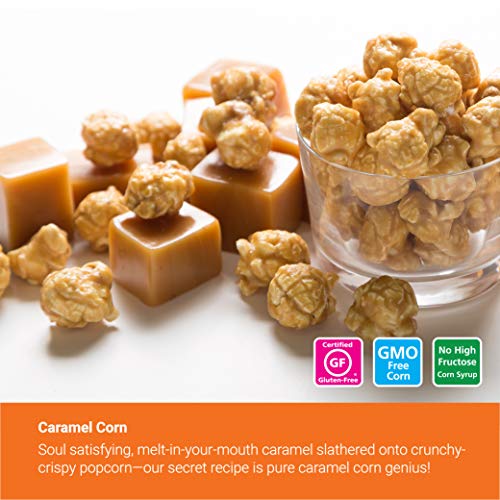 Popcornopolis Gourmet Popcorn 3.5 Gallon Tin - Classic Including Caramel, Cheddar and Kettle Corn