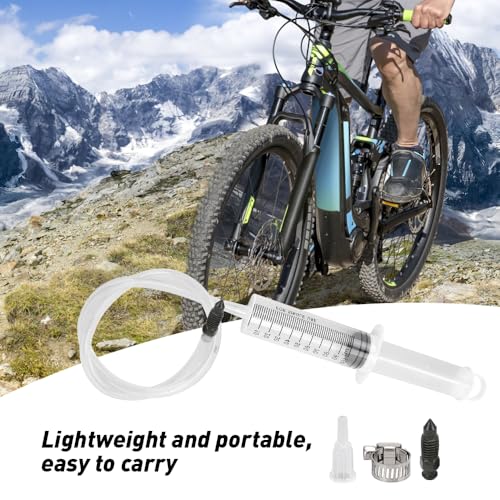 mizikuu 100ml Spritze Bremsenentlüftungs, 50cm Schlauch Bremsflüssigkeit Saugspritze Bremssystem Reparatur Ölspritze Bremsöl Entlüftungsset Hydraulische Motorrad Scheiben Bremsenentlüfte Roller