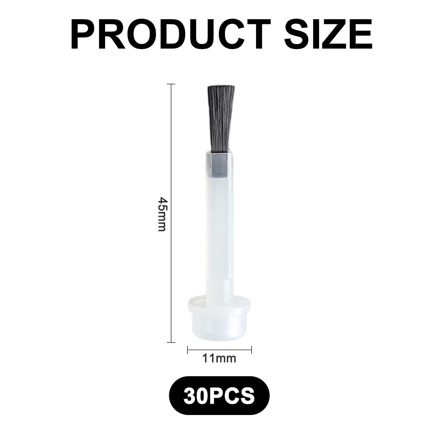 Testine Di Ricambio Per Pennelli Per Smalto Da 30 Pezzi, Pennello Per Smalto Con Setole Morbide, Testina Per Applicatore Per Unghie, Set Di Pennelli Per Smalto