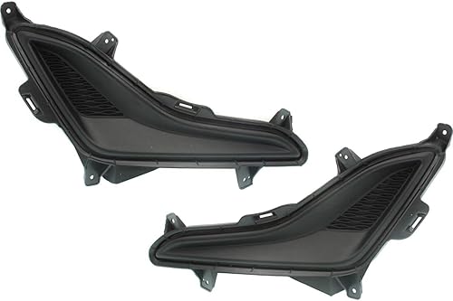 FITRITE AUTO PARTS - Cubierta de luz antiniebla para Hyndai Elantra 2014-2016, texturizada, vehículo construido en Corea, juego de 2 HY1038124