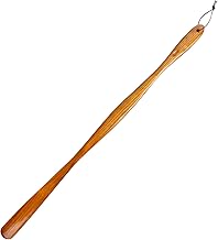 Long Shoe Horn, Wooden Shoe Horn, Long, 29.5 inches (75 cm), Wood, Stylish, Wood Grain