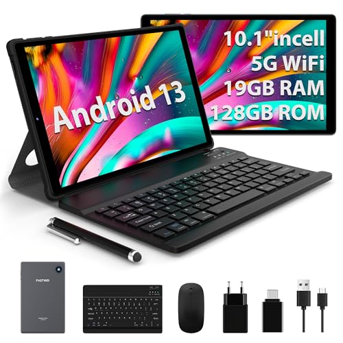 FASTWD 2024 Newest Tablet 10 Pulgadas Android 13 Tableta 5G WiFi Octa Cores,Tablet PC 19GB RAM+128GB...