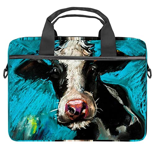 Sac ordinateur portable anti-rayures 13-14 pouces bandoulière bonhomme de neige