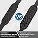 Qishare 2PCS Shoulder Pad Detachable Shoulder Strap Pad Soft Air Cushion Replacement Pad for Strap Guitar Pad (Black, 2PCS)
