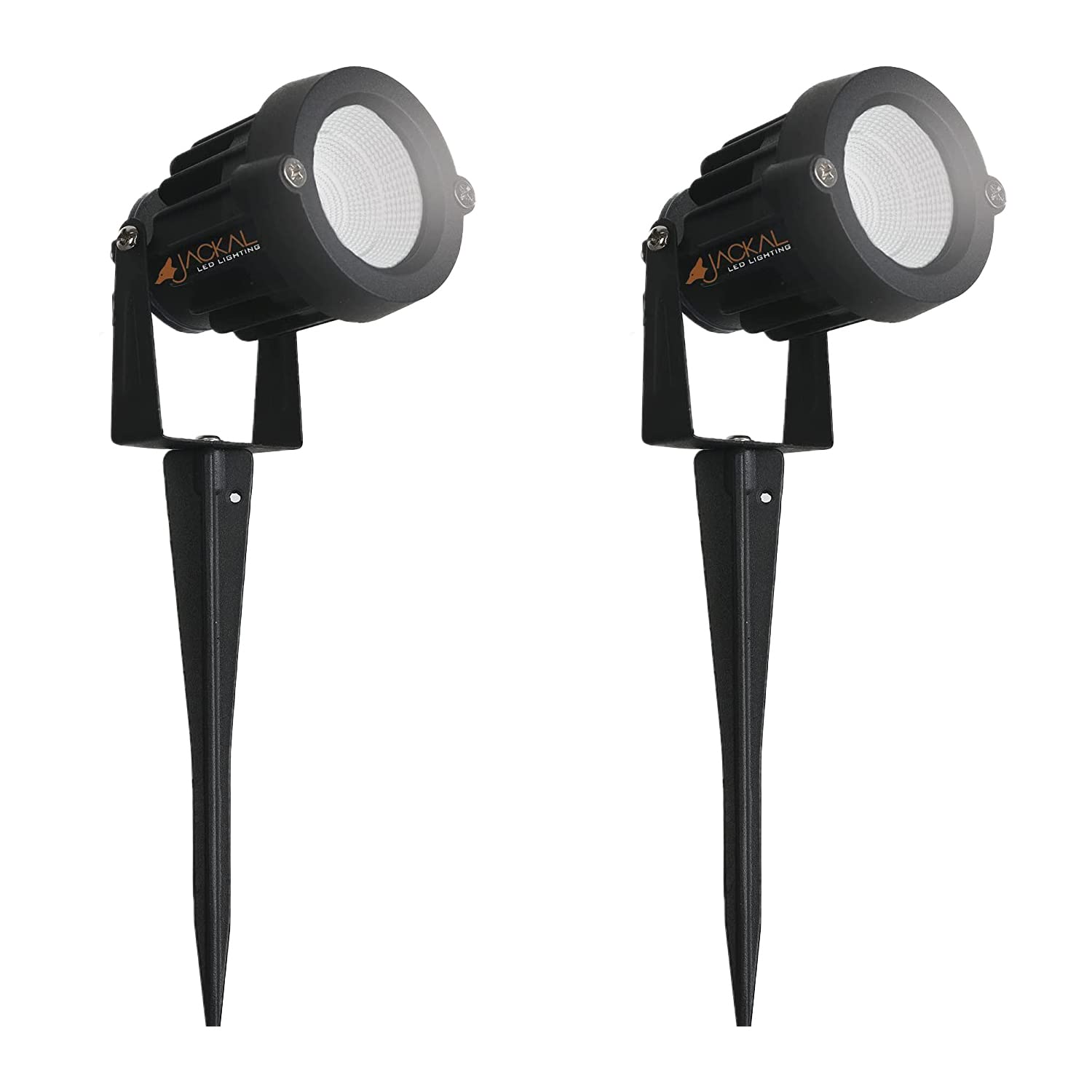 Jackal® 5 Watt White Colour 3000K LED Outdoor Garden Spike Light Aluminium Body| IP65 Waterproof Pathway Lights for Patio, Yard | Rustproof COB Spot Light for Garden, 6 Months Warranty (Pack of 2) (B0BLKT1NYK) Amazon Price History, Amazon Price Tracker