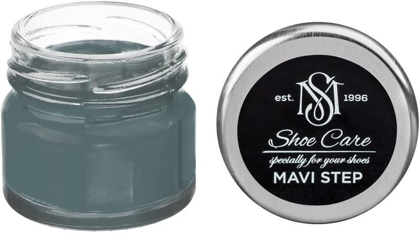 Universal Leather Dye - NCS S 6010-B30G Gunmetal Slate - High Coverage Leather Paint for Shoes, Bags, Canvas & Sneakers by MAVI STEP - 1.70 fl oz / 50 ml