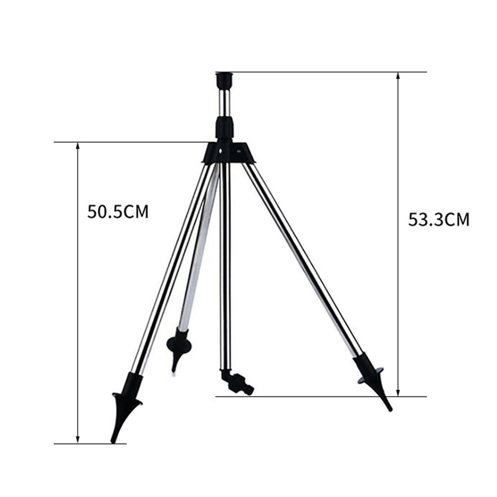 Bewässerungssprinkler mit 1/2 verstellbarem Stativhalter, einfach zu bedienen, mit verstellbarer Höhe für verschiedene Gartenbedürfnisse,