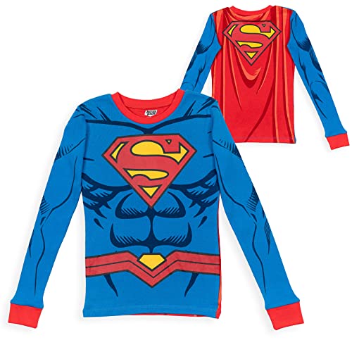 DC Comics Justice League Superman Batman The Flash Cosplay Pajama Shirts and Pants Toddler to Big Kid4