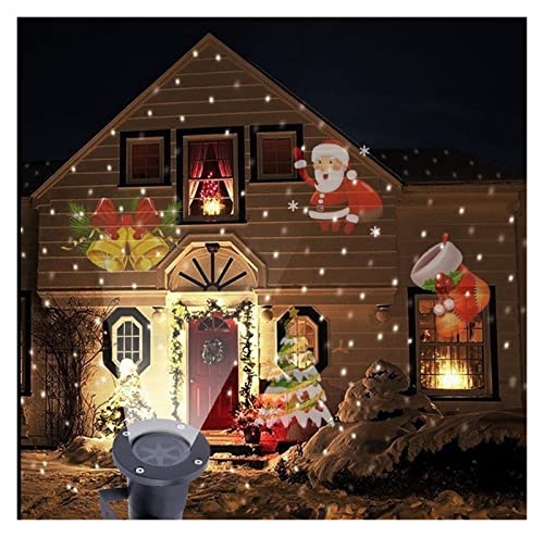 Projecteur LED Halloween et Noël avec 12 modèles interchangeables pour décoration festive