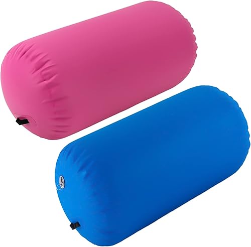 Lidhujnk Colchoneta inflable de gimnasia de 39.4 x 23.6in para uso doméstico, yoga, entrenamiento, animadoras, diversión acuática con bomba eléctrica