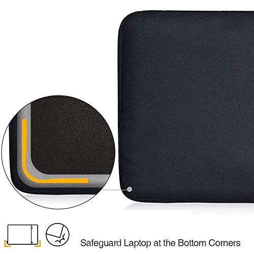 MOCA 360° Protective Oxford Laptop Sleeve Sleeves Carry Case Bags Bag for 14" 14 inch Laptop Sleeve Sleeves Bag (Black) - Image 6