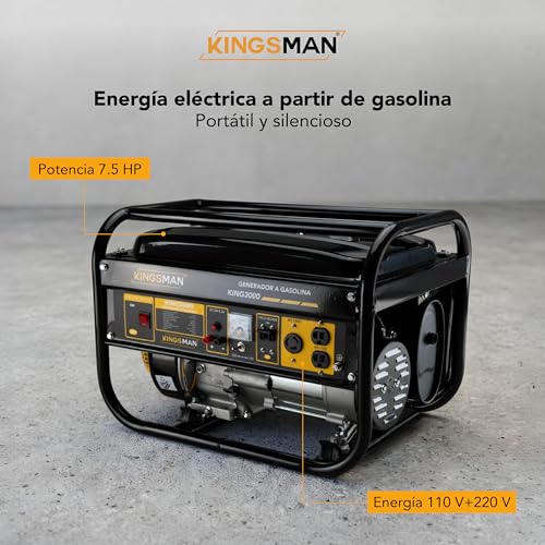Generador eléctrico a gasolina Marca Kingsman (2)