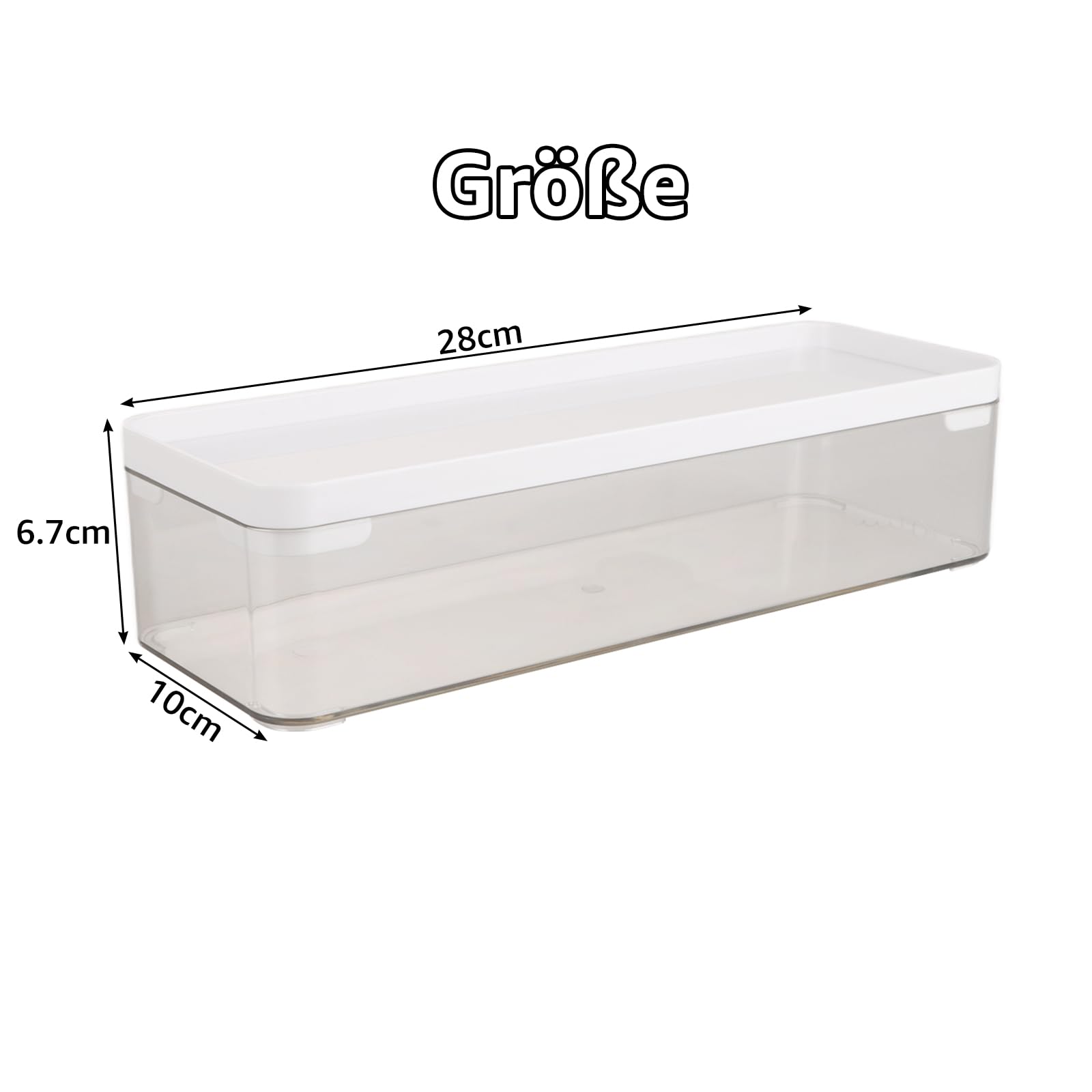 Tarro de almacenamiento sellado 5 unidades 28,1 x 10,1 x 7 cm tarro de plástico para pasta cabe en la encimera