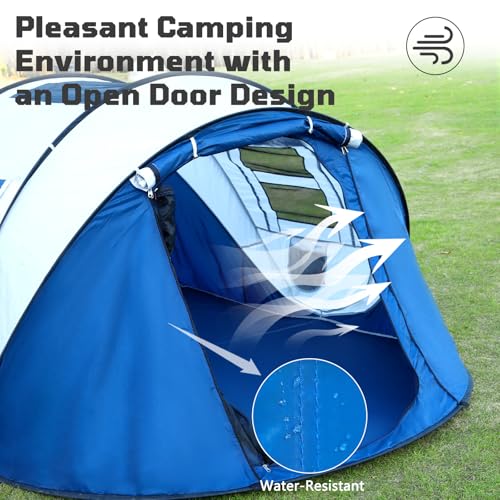 Treefox Carpa de Camping Pop-up para 2-4 Personas Fácil de Montar miniatura 3
