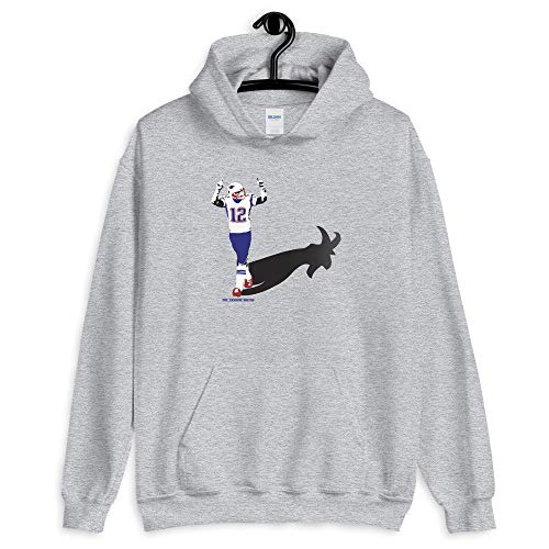 The GOAT Shadow Tom Brady Hooded Sweatshirt