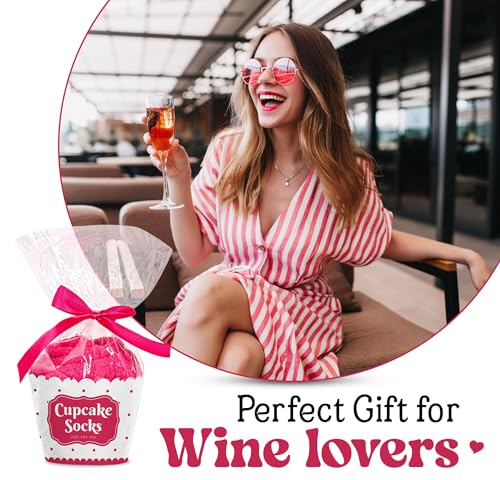 Image of VICRAZY Wine Gifts for Men, Women - Funny Socks - Gifts for Lovers - Stuff, Stocking Stuffers