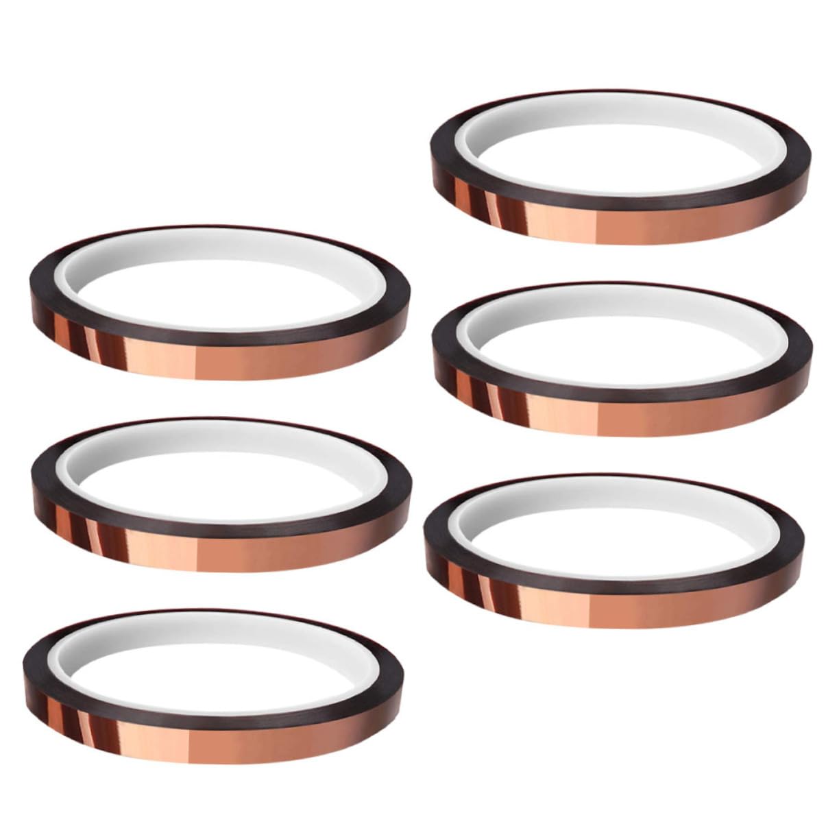 LIFKOME 6 Rolls Static Tape of Insulation Tape for Electrical Use Smooth Surface Residue Adhesive for Household and Industrial Applications