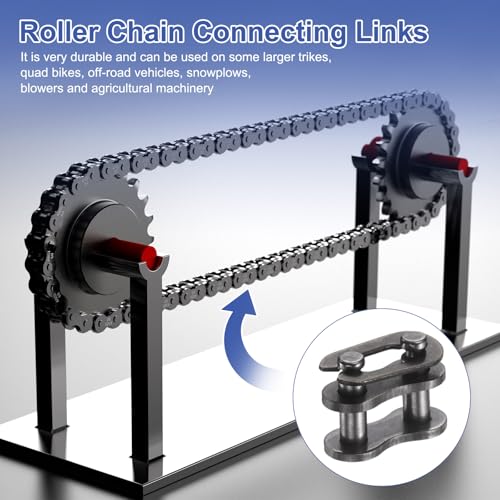QUARKZMAN 30 Stück #25 Kettenverbindungsglieder 8.5mm Teilung Kohlenstoffstahl Rollenkette Verbindungsglieder Master Link Ersatz Für Bike Bicycle Go Kart
