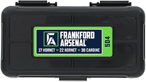 Frankford Arsenal - Cajas de munición con bisagra superior con bisagra mecánica para almacenamiento y organización de municiones