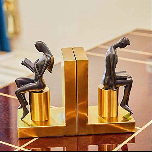 Ozdoby Nordic Metal Bookends Bookends by TV Dekoracje szafek Biurko do nauki Rzemiosło żywiczne Ozdoby Akcesoria domowe