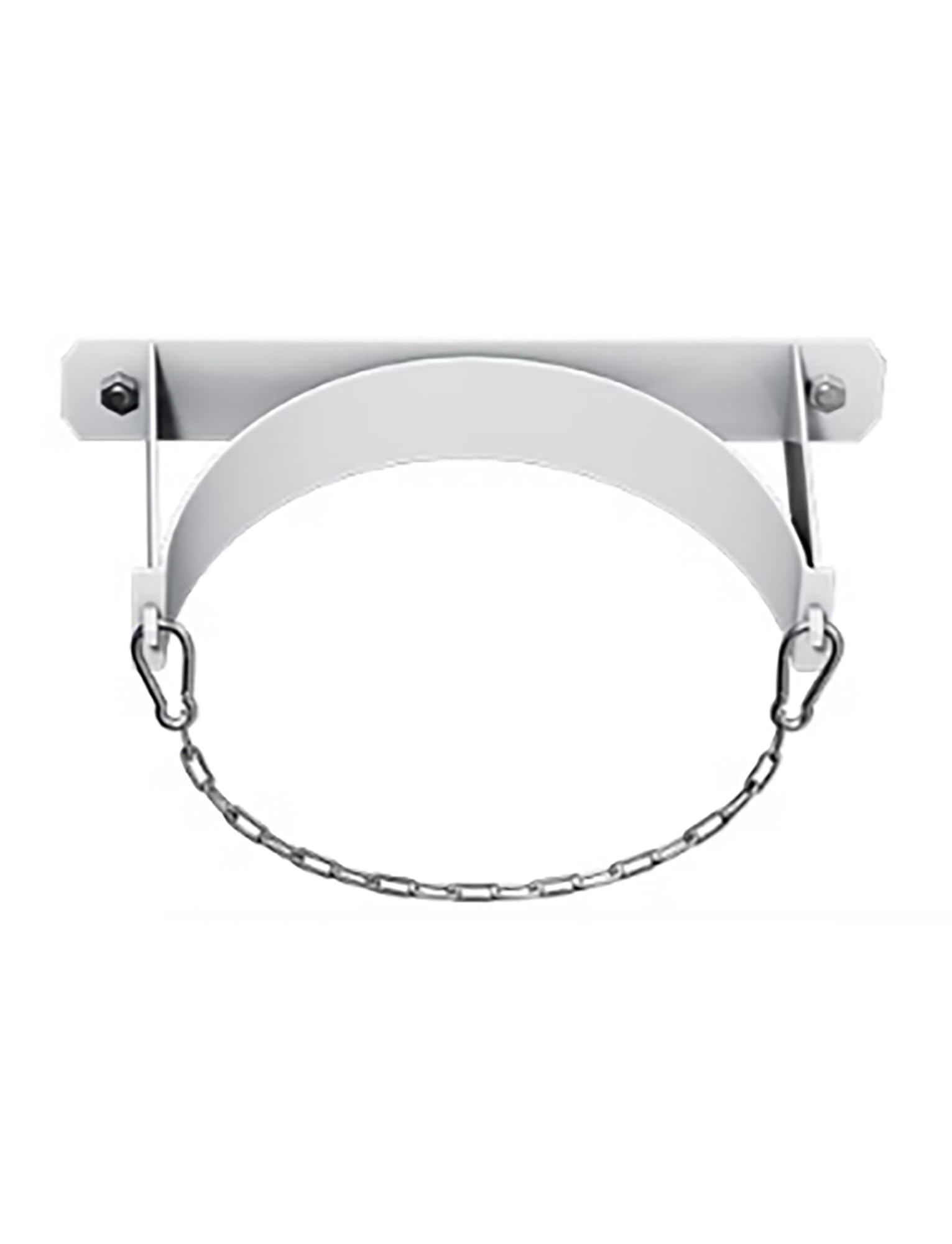 OWOHYG Wall-Mounted Oxygen Cylinder Holder Rack With Safety Chain-Lightweight Stand For 40L Tanks,Triple Bottle Capacity 95Cm/37.4",Ideal For Factories And Use.One Color-Single bottle 35cm/13.8