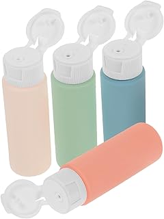 CIMAXIC 4 Pçs Mangueira Shampoo Squeeze Garrafa Recarregável Squeeze Shampoo Dispensador Garrafa Vazia Shampoo Garrafa Portátil Shampoo Garrafa Vazia Squeeze Garrafa De Enchimento Loção