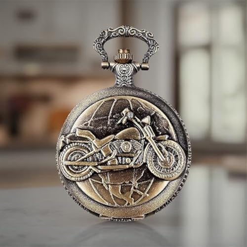 Image of Pocket Watch Metal Keychain Retro Vintage for Gifting With Key Ring Anti-Rust