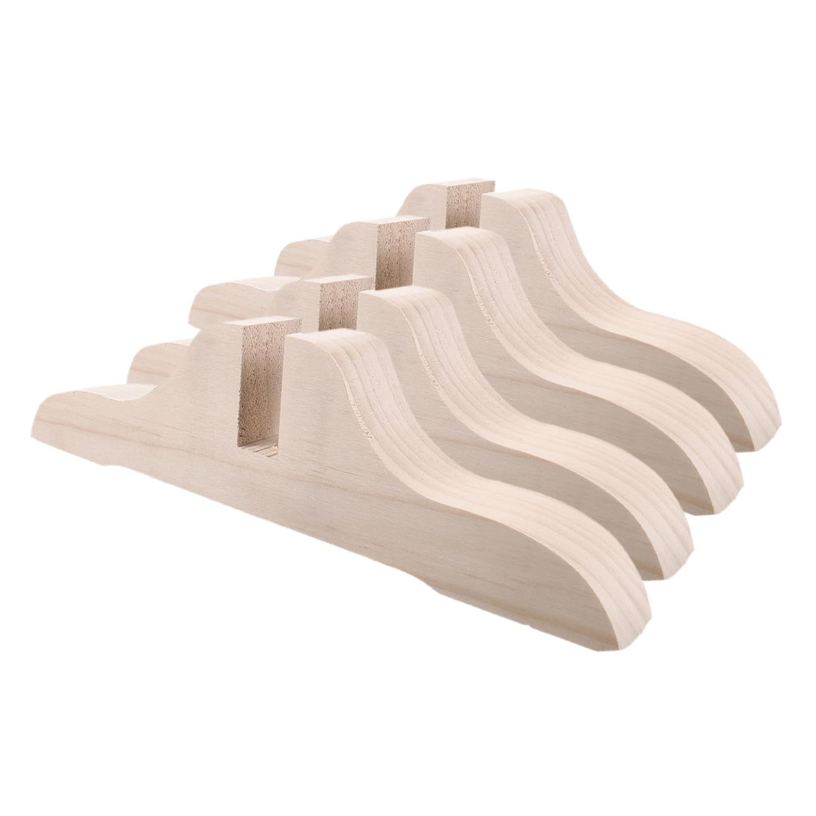 Pieds de paravent en bois beige stables, la solution contre les séparations instables