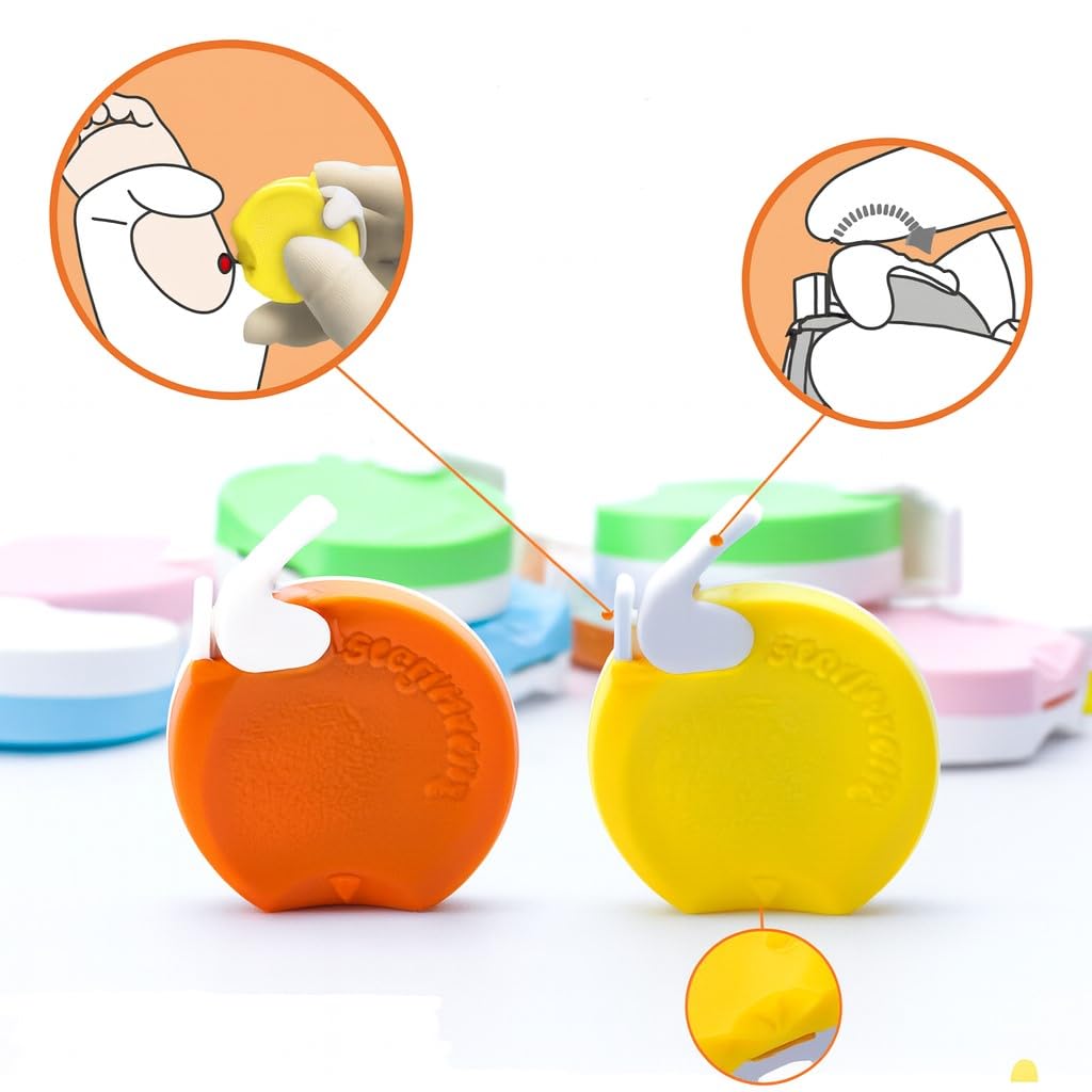 LANCETTE PUNGITALLONE DI SICUREZZA MONOUSO TONDO ARANCIO - PREMATURO (conf. 50 pz)