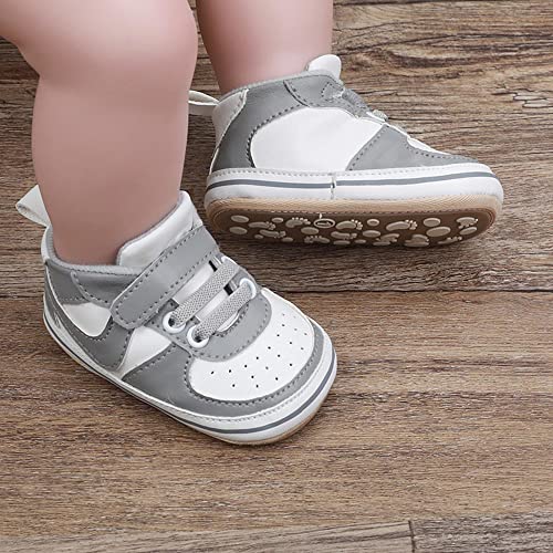 Clowora Unsex Baby Shoes Boys Girls Infant Sneakers Non-Slip Soft Rubber Sole Toddler Crib First Walker Lightweight Shoes thumb #2