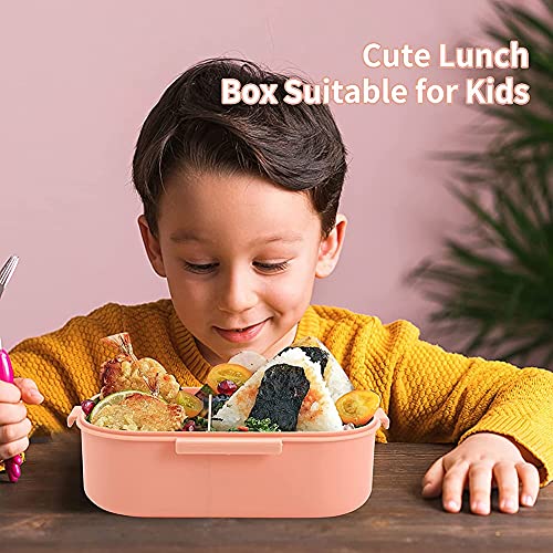Warmzfh Bento Box per adulti e bambini, 1000 ml