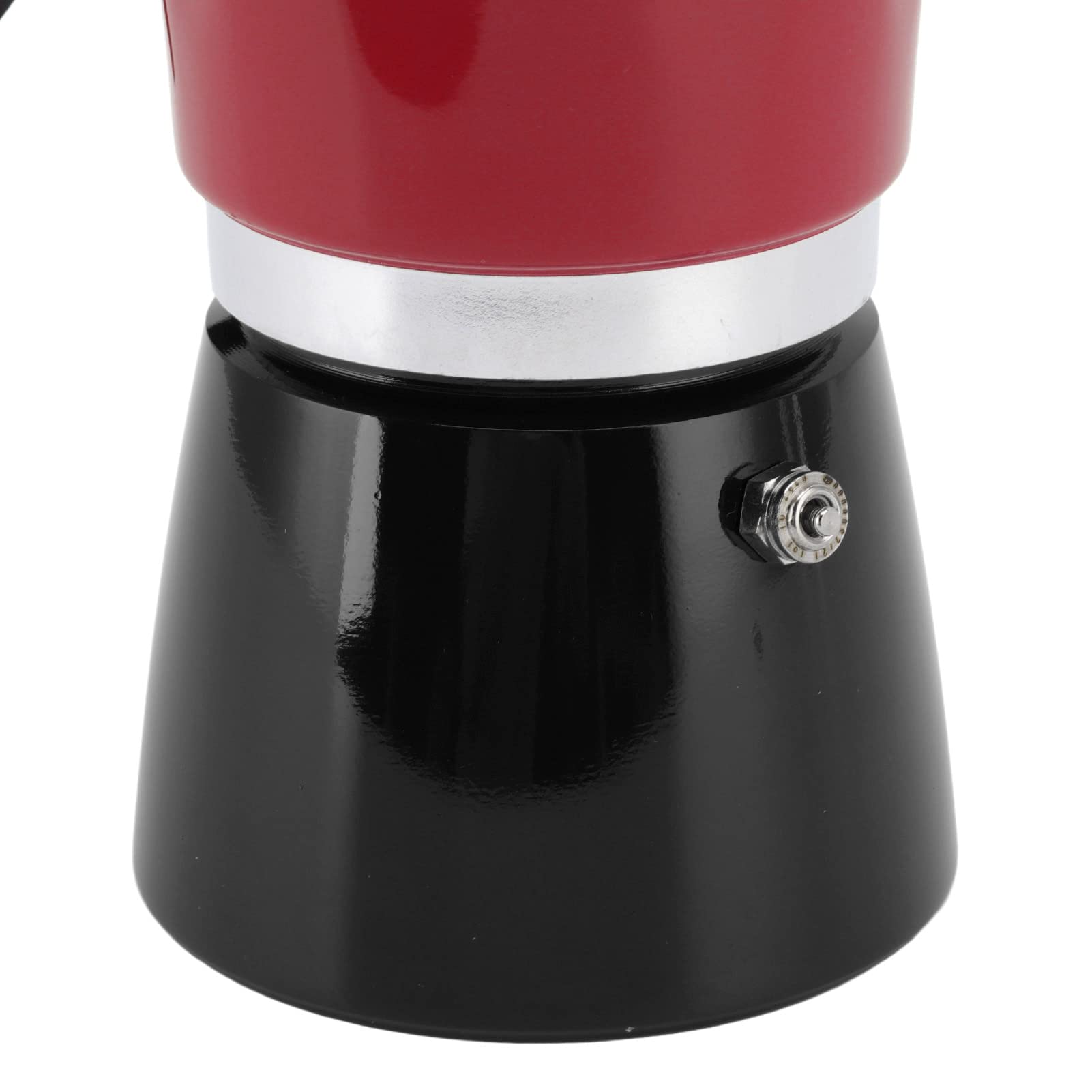 CHICIRIS Cafetera para Estufa, diseño de Bloque de Color Doble, fácil de Usar, Hermosa cafetera Moka confiable de Aluminio para Viajes