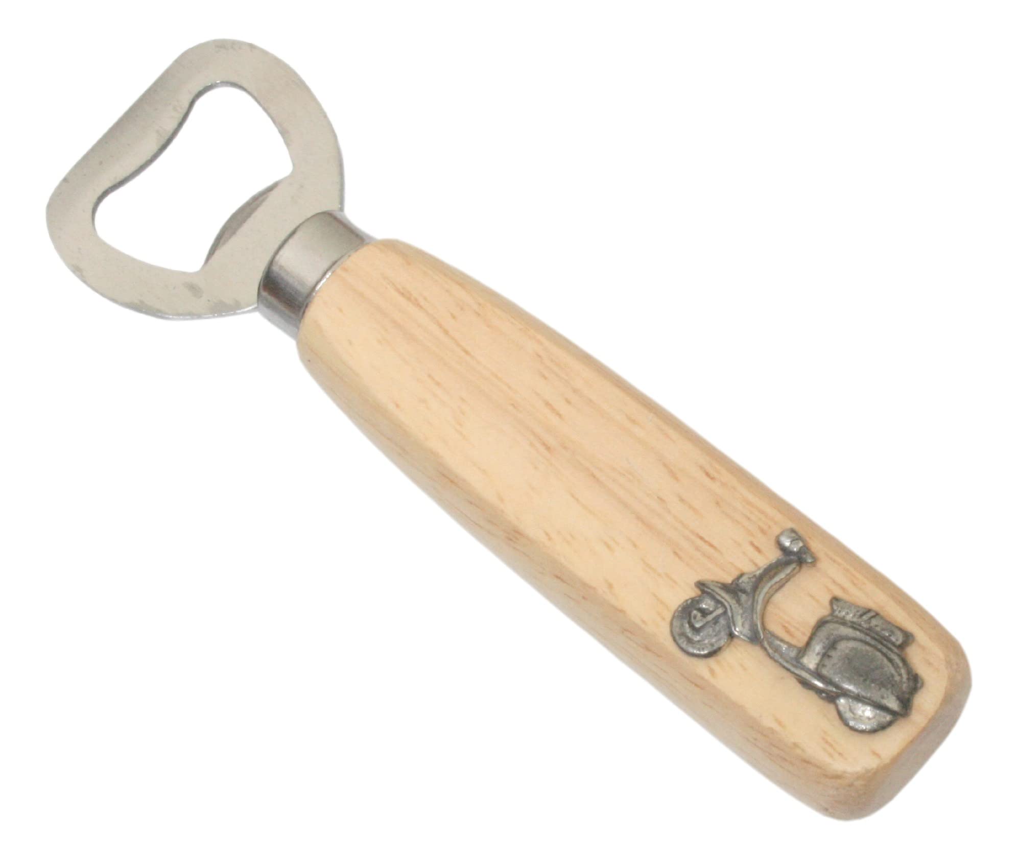 Retro Moped Wooden Handled Bottle Opener Beer Soda Opener Free Engraving 212