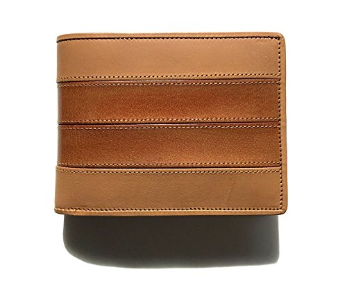 【ASUMEDERU/アスメデル】＜ジョーモンⅡ（バッファロー革）＞二つ折り財布14E-2003 (キャメル)