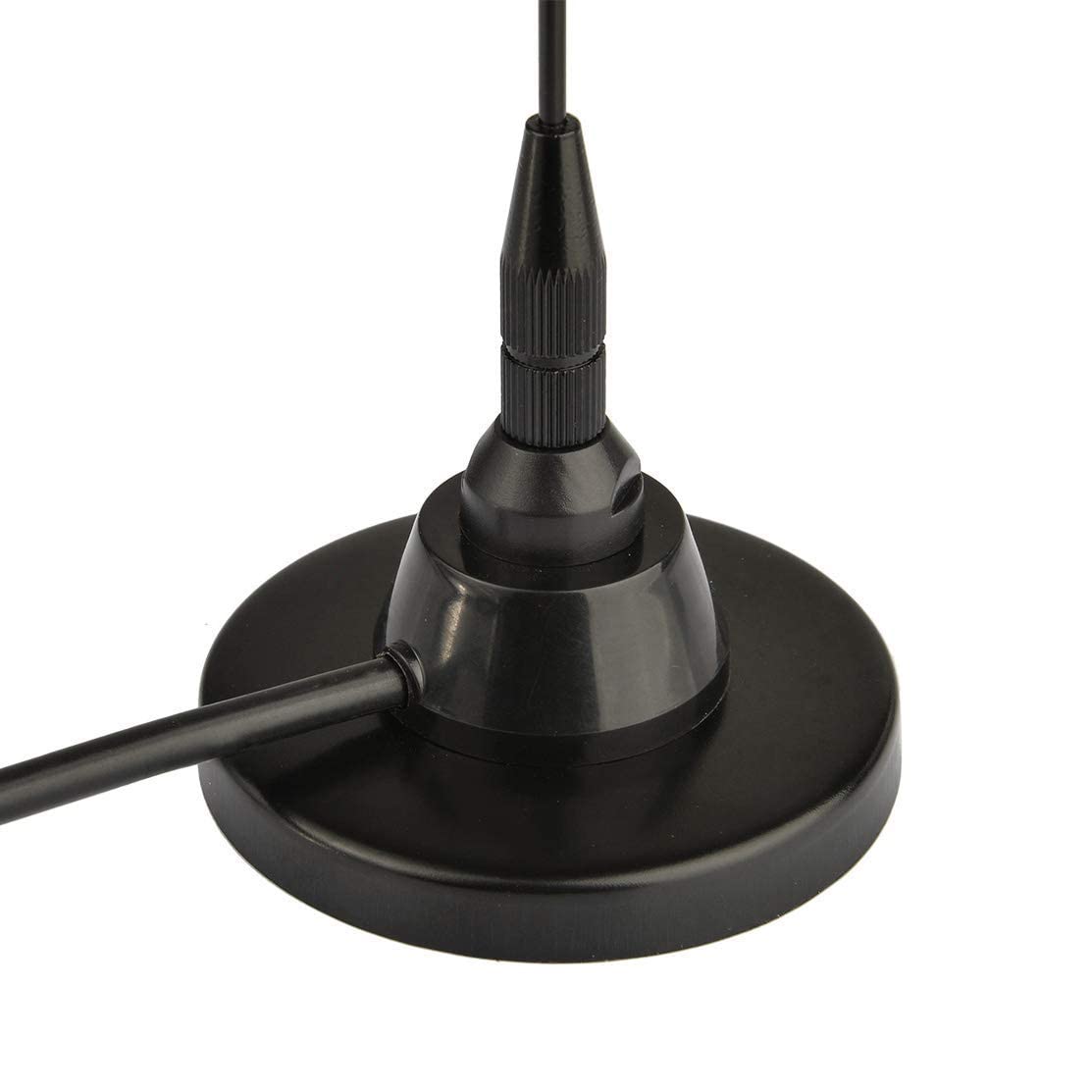 Bingfu Antenne Radio VHF UHF Mobile Véhicule Voiture Double Bande VHF UHF 136-174MHz 400-460MHz Base Magnétique PL259 Antenne Mâle pour BTECH ICOM Midland AnyTone Amateur