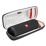 Canboc Shockproof Carrying Case Storage Travel Bag for JBL Flip 3 4 Waterproof Portable Bluetooth Speaker and USB Cable & Power Charger Protective Pouch Box