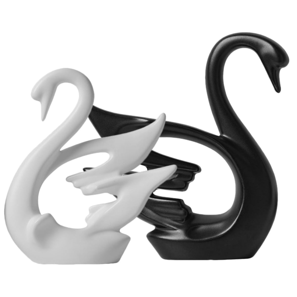 Figurines d'amoureux en céramique Healvian pour embellir un espace de bureau vide
