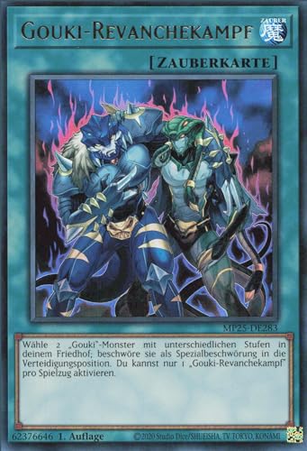Gouki-Revanchekampf MP25-DE283 Ultra Rare Deutsch Boosterfrisch 1. Auflage - 2025 Mega-Pack Tin - mit ReCollectibles-Versandschutz - für Yu-Gi-Oh!