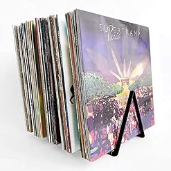 etterr Présentoir d’exposition et de rangement pour 50 disques vinyle Noir - Les Beatles, Paul McCartney, John Lennon, RIngo Starr, George Harrison