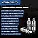 Pubotlu 12 Pcs Hydraulic Flat Tappet Lifters, Valve Lifter Replaces M65293V 3L3Z-6564-A 5L1Z-6500-A, Compatible with Fo-rd Lincoln Mer-cury