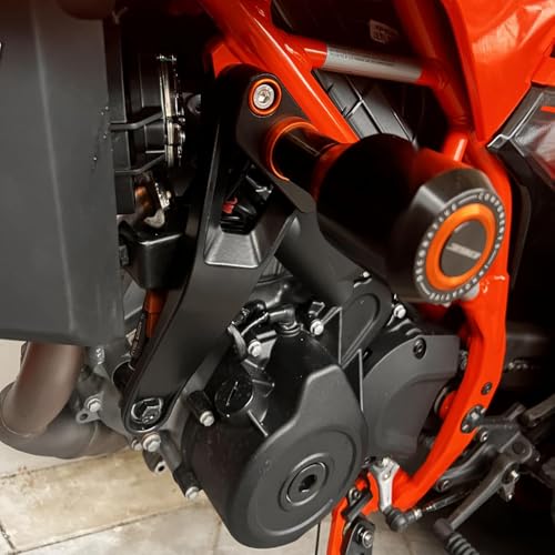MotorCycle Frame Sliders Fit For DUKE390 2024 | DUKE 390 falling Protection duke390 Anti Collision Accessories DUKE 390 Frame Sliders Crash DUKE 390 Accessories BK